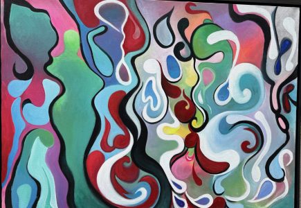 Carnival de Danse Acrylic on Canvas 60 x 84